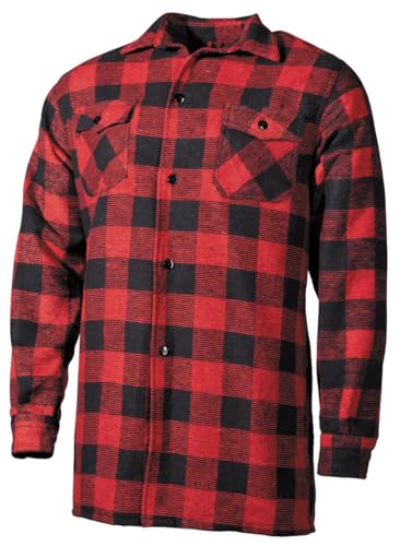 Holzfäller Hemd Canadian Woodcutter rot-schwarz S-XXL M