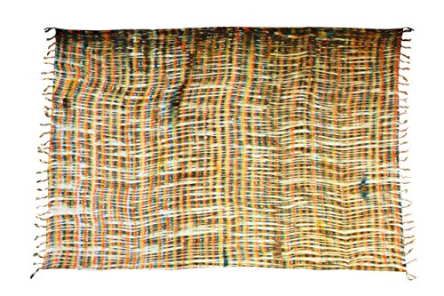 Ciffre Sarong Pareo Wickelrock Strandtuch Tuch Schal Wickelkleid Strandkleid Blickdicht Hawaii - Look Bunt