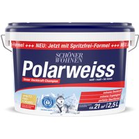 SCHÖNER WOHNEN FARBE Innenfarbe »Polarweiss, 2,5 Liter«, scheuerbeständig