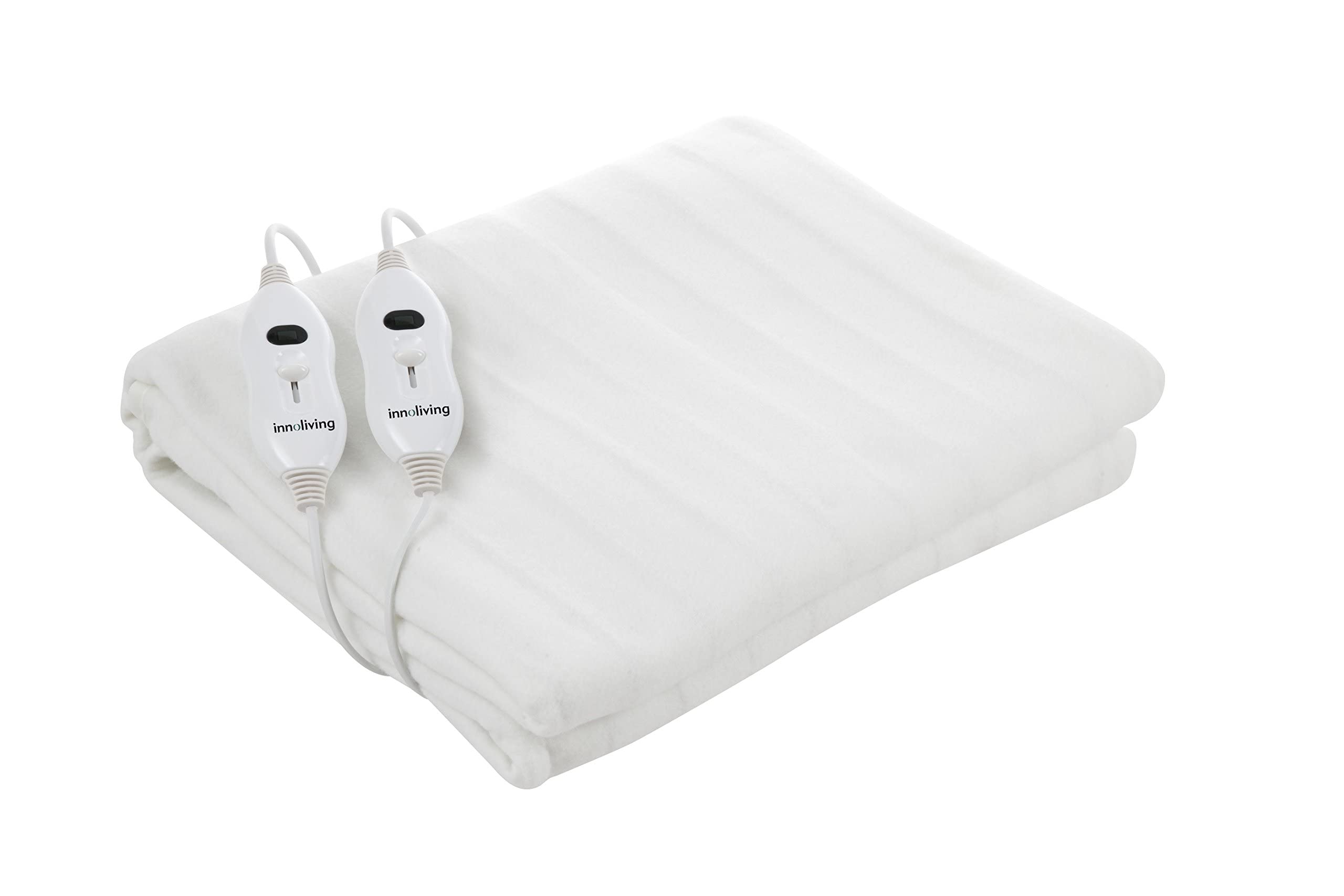 Innoliving Elektrische Decke, Single, Polyester, Weiß, Doppelbett Größe: 160 cm x 140 cm