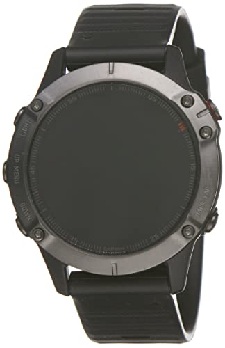 Garmin Fenix 6 Saphir Smartwatch Schiefergrau/Schwarz 010-02158-11
