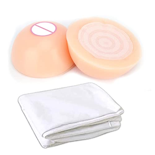 TDHLW 3D Silicone Breasts for Anime Pillowcases Pillows, 150 * 50cm/160 * 50cm, Soft and True Feel,D Cup,150 * 50cm