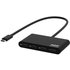 PORT Designs 900147 5 Port USB-C® (USB 3.2 Gen 2) Multiport Hub Schwarz