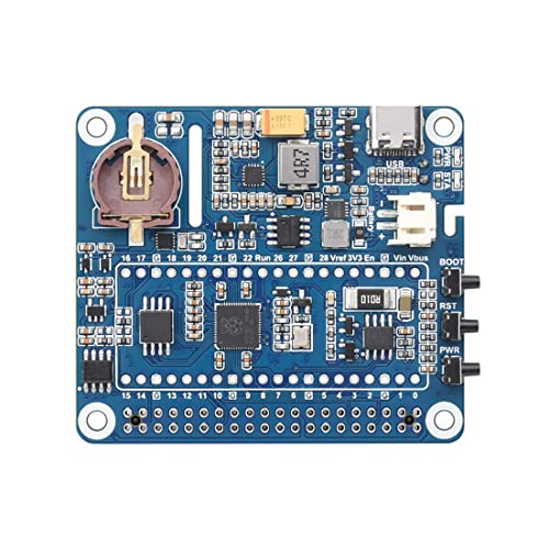 Power Management HAT for Raspberry Pi Series Board, Onboard RTC & Buck-Boost DC Chip,Supports Charging and Power Output at The Same Time