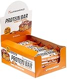 Nutramino Protein bar/Eiweiß Riegel (21g Eiweiß) Chunky Peanut und Caramel EiweißRiegel, 1er Pack (12 x 60g)