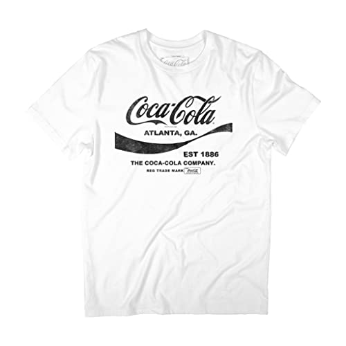 Coca-Cola Drink 1886 Black Text Men's T-Shirt