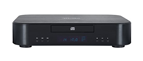 McGee CD-M1 CD-Player Black Edition, Wiedergabe von Audio-CD, integrierter Burr Brown D/A-Wandler, Aluminium-Gehäuse, Fernbedienung, schwarz