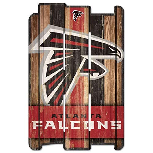 NFL Schild aus Holz ATLANTA FALCONS Holzschild Wood Shield Fence