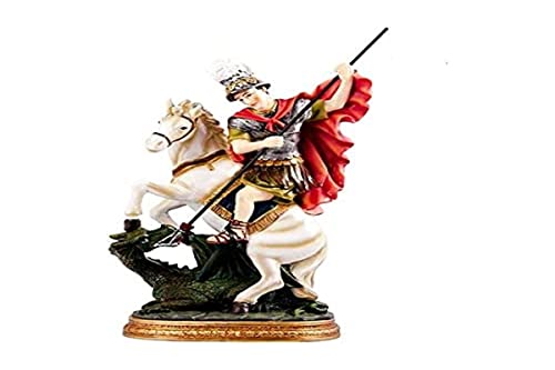 George Figur mit Pferd und Dragon (12_cm)