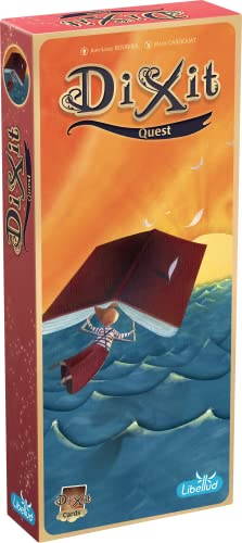 Asmodee DIX02ML9 Dixit Quest, bunt