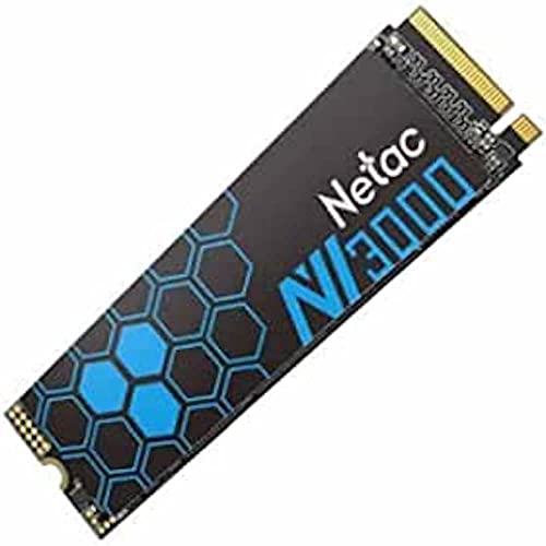 Netac 250GB NV3000 M.2 NVMe SSD, M.2 2280, PCIe3, 3D TLC NAND, R/W 3000/1400 MB/s, 95K/120K IOPS
