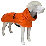 Croci Hiking Hundemantel, wasserdicht, für Hunde, Makalu, thermoregulierendes Futter, orange, Größe 40 cm - 195 g