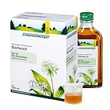 Schoenenberger - Bärlauch naturreiner Pflanzensaft - 3x 200 ml (600 ml) Glasflaschen - gut für die Blutgefäße - natürlich frisch gepresst - bio