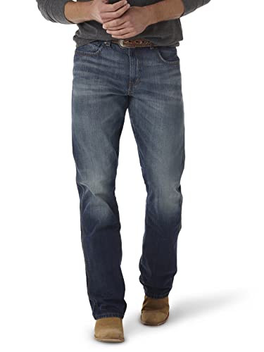 Wrangler Herren Retro Relaxed Fit Boot Cut Jeans - Blau - 32W / 34L