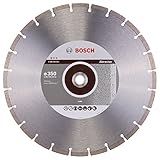 Bosch Professional Diamanttrennscheibe Standard für Abrasive, 350 x 20,00 und 25,40 x 2,8 x 10 mm, 2608602621