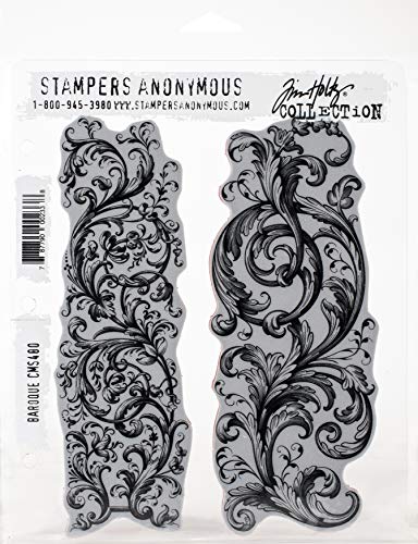 Stampers Anonymous_AGW Stempel-Set "Barock", Einheitsgröße