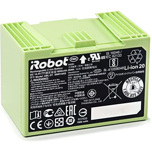 iRobot 4624864 Li-Ion Akku 1800mAh für Roomba Serie e5, i7, i7+, 26W
