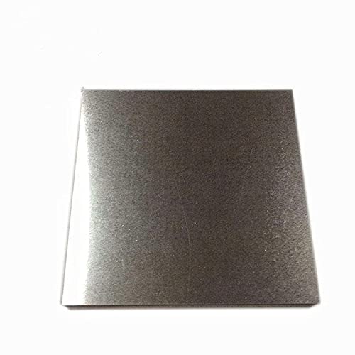 XMRISE Pure Wolfram Platte Blockfolie Spezialmetall Rohstoffe Wissenschaftliche Forschung und Experimente 100mmx100mm,Thickness 0.5mm