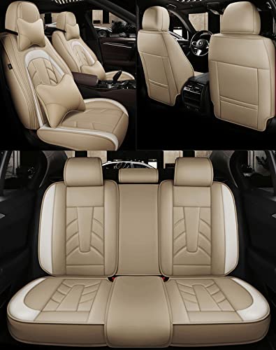 NOBQUA Sitzbezüge Auto Autositzbezüge Universal Set für Mercedes-Benz M-Klasse ML 500 W164 ML 320 W164 ML 350 W164 ML 420 W164 ML 550 W164 Auto Zubehör