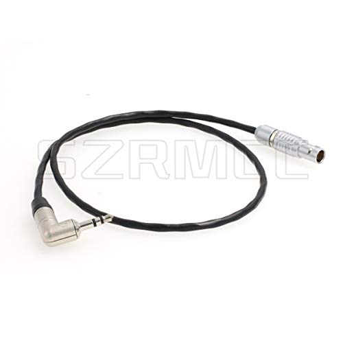 SZRMCC Tentacle Sync Zaxcom 3,5 mm auf 0B 5 Pin Timecode-Kabel für ARRI Alexa Mini/XT Kamera Soundgeräte 664 633