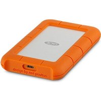 LaCie Rugged USB-C - Festplatte - 4TB - extern (tragbar) - USB 3,1 Gen1 - orange (STFR4000800)