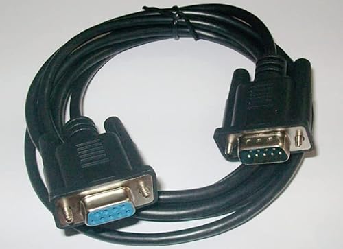 AGEBZOKEN PC-PWS5600 kompatibler Touchscreen PWS5600/PWS5610 RS232-Port-Programmierkabel Download-Kabel (schwarz 3 m)