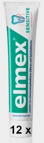 3 elmex Sensitive Zahnpasta Zahncreme je 75 ml