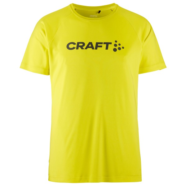 Craft - Core Unify Logo Tee - Funktionsshirt Gr M gelb