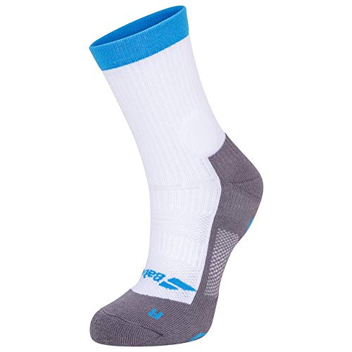 Babolat Herren Pro 360 socken, Weiß/Divablau, 43-46