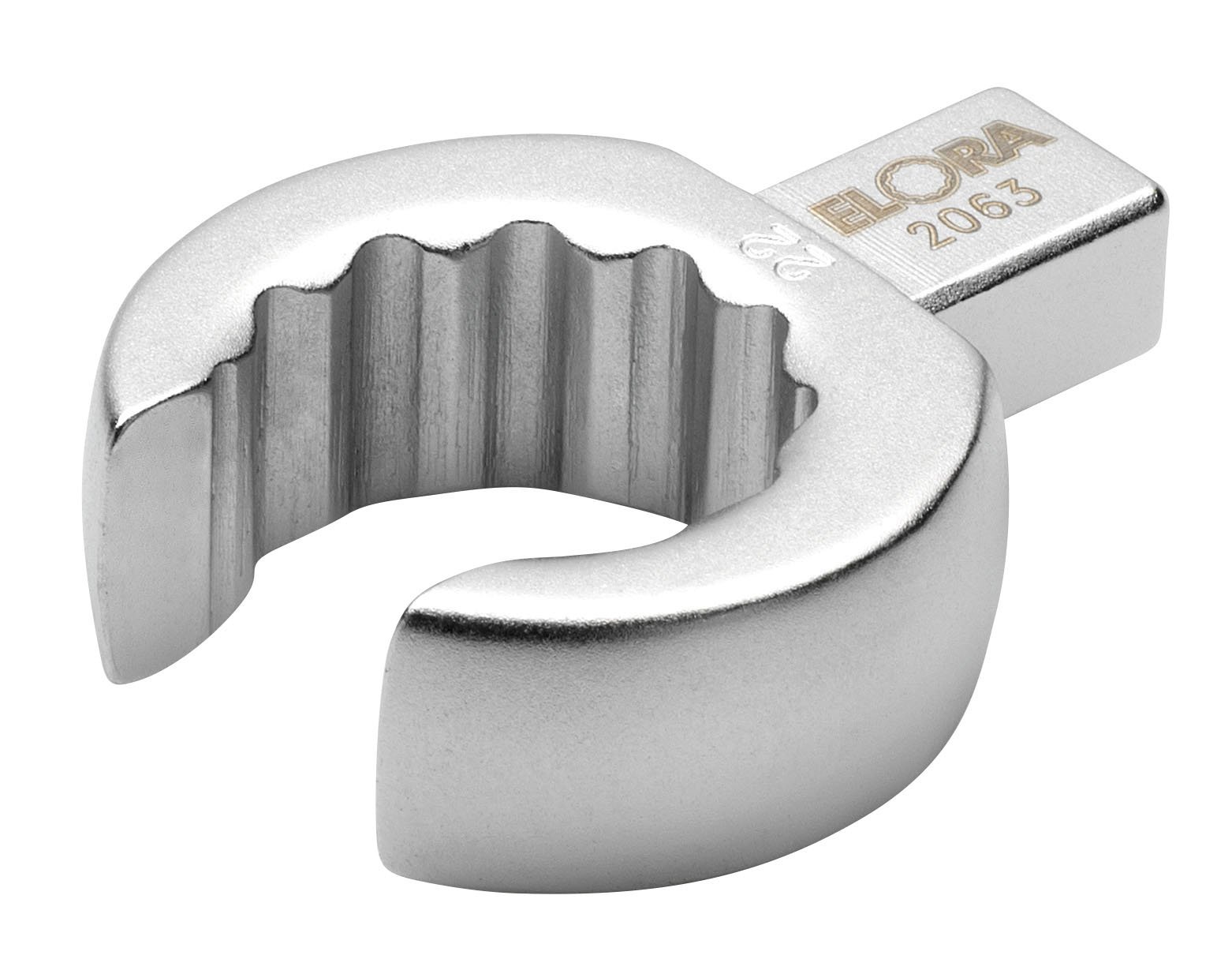 Elora Einsteck-Ringschlüssel, offen, Aufnahme 9 x 12 mm, 1 Stück, 2063-10