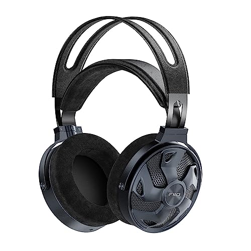 FiiO FT3 HiFi Studio Kabelgebundene Over-Ear/Open-Back-Kopfhörer, 60 mm Hochleistungs-dynamischer Treiber-Headset, 3,5 mmSE/4,4 mm/6,35 mm für Audiophilen/Stereo, toller Klang (schwarz)