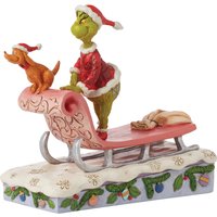 Enesco Grinch & Max on Sleigh Figurine (17cm)