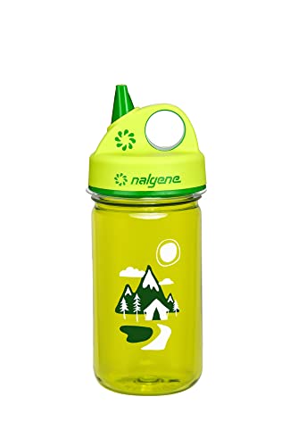 Nalgene Grip-n-Gulp Sustain Trinkflaschen Grün Trail 0,35 L