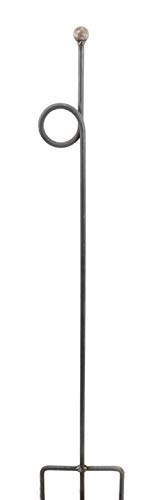 Hirsch Terracotta Staudenanker Set GERD mit Knoten Höhe 100 cm, Vollmaterial mit 3-fachem Einsteckfuss mit 1 x Knoten