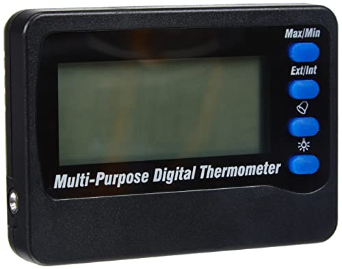 Europet Bernina 227-103883 Digital-Thermometer mit Alarm von -50 bis +70C programmierbar