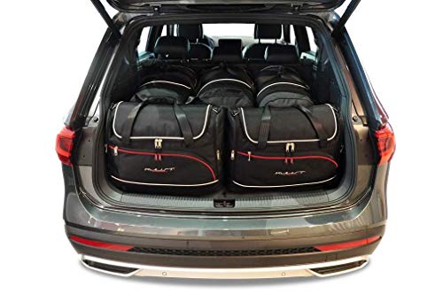 KJUST Dedizierte Kofferraumtaschen 5 stk kompatibel mit SEAT TARRACO 7 I 2018 -