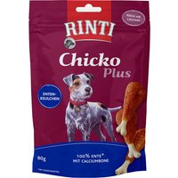 RINTI Chicko Plus Entenkeulchen - Sparpaket: 12 x 80 g