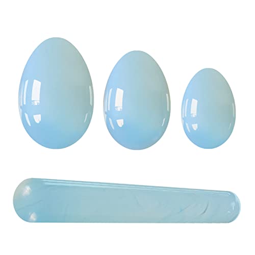 Opal-Kegelball, Beckenbodenmuskel-Übungsgerät, natürlicher Kristallstein, Yoni-Ei, Yoni-Stab, Massagebälle, ungebohrt, ohne Box