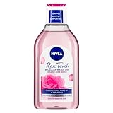Nivea Micellar Water Rose Touch Make Up Remover Cleanses Hydration Skin Pack of 2 (x 400ml) Formula with Organic Rose Water Effectively Removes Make-up and Dirt