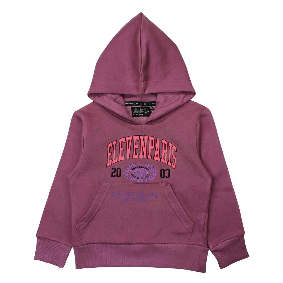 ELEVEN PARIS Jungen Gelv1743 Sw S1 Pullover, violett, 10 Jahre