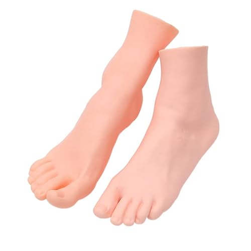 Ein Paar Dummy Fuß Form Kunststoff matt, hohle harte weibliche Fuß Form, Vinyl Fuß Form, kurze Socken, Form Hausschuhe, um die falschen Füße zu zeigen