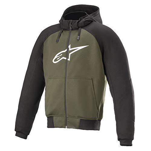 Alpinestars Chrome Sport Motorrad Hoodie Olivgrün/Schwarz M