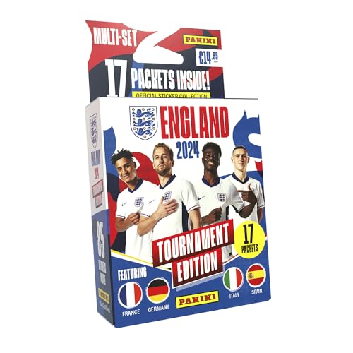England 2024 Tournament Edition Offizielle Sticker-Kollektion - Mega Multiset