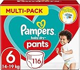 Pampers Baby-Dry Pants, Gr. 6, 15+kg, Monatsbox, 1er Pack (1 x 116 Windeln)