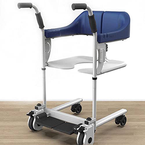 Manueller Rollstuhl mit 360° Universalrad, Sitzender Patientenlift für gelähmte ältere und behinderte Menschen