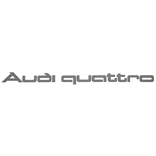 Audi A16-2270 Quattro Logo Schriftzug Dekorfolie gerastert