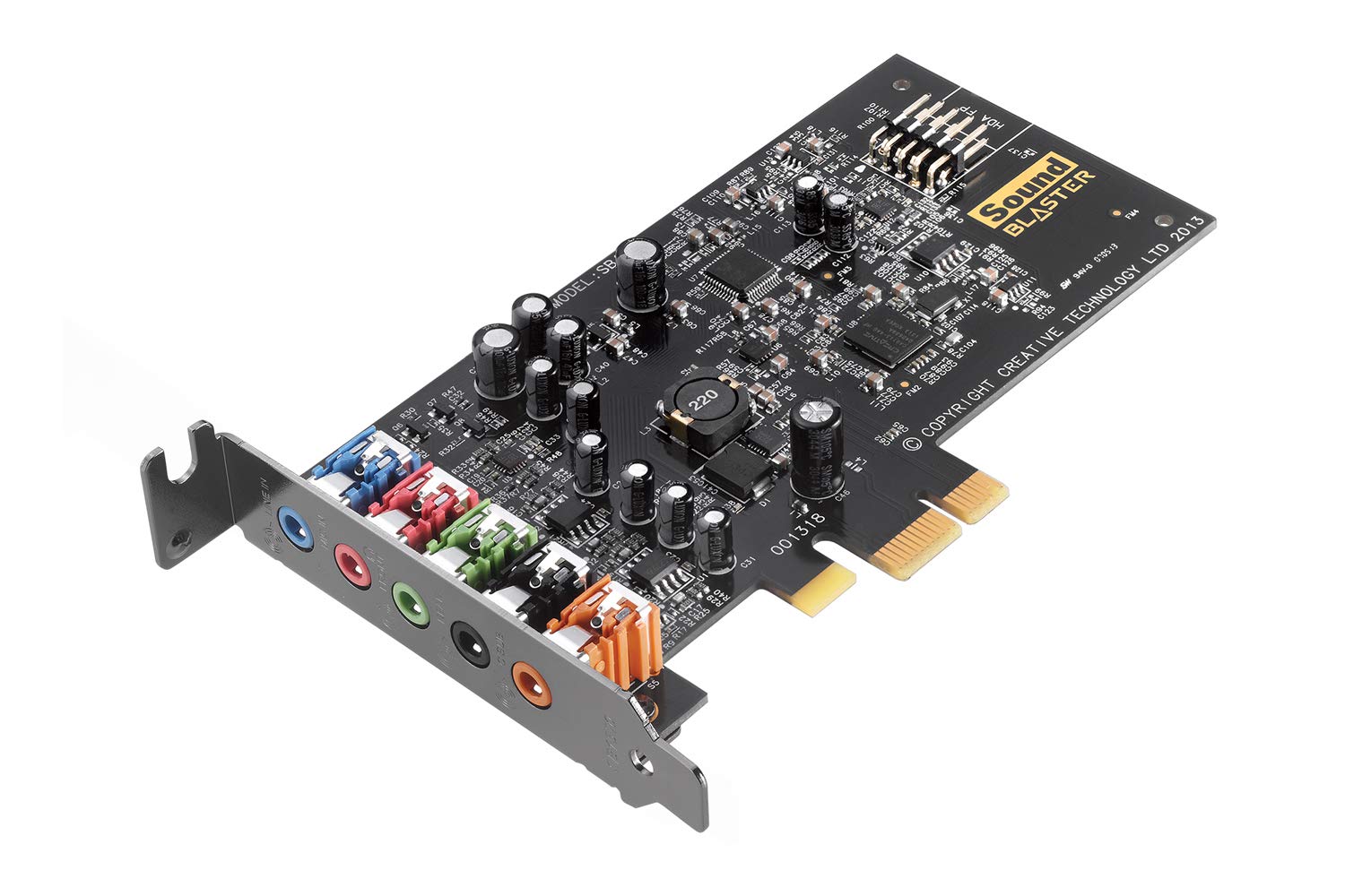 Creative Sound Blaster Audigy FX PCIe 5.1 interne Soundkarte mit Hochleistungs-Kopfhörerverstärker für PCs