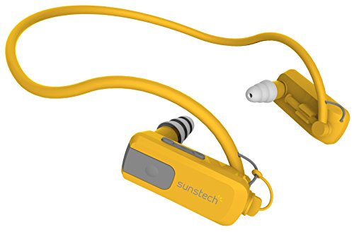 Sunstech TRITON4GBYL MP3-Player (funktioniert unter Wasser, 4 GB, mit Ohrpolstern) Gelb