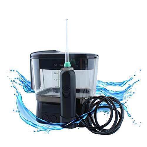 Calma Dragon Professional Dental Irrigator YXY-880, 8 austauschbare Düsen, 10 Druckstufen, 600ml Fassungsvermögen, mit LED-Anzeige zur Mundreinigung, mit kostenloser Aufbewahrungstasche
