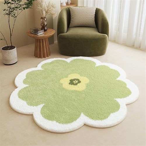 Kaschmir-Imitation Teppich Schlafzimmer Blumenform Bereich Teppich Garderobe Fußmatte Großes Wohnzimmer Teppich Kissen Zimmer Dekor Fußmatte